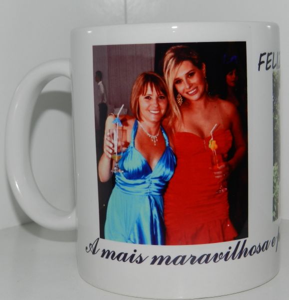 Caneca Branca em Porcelana